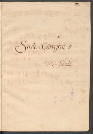 Suiten; cemb; d-Moll; HWV 437