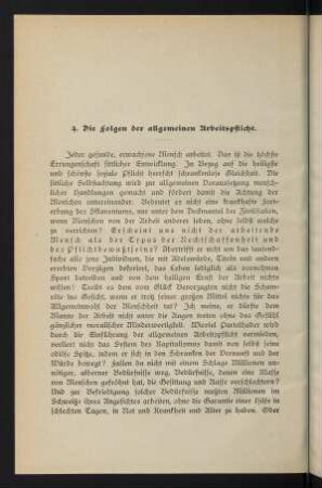 30-31, 4. Die Folgen der allgemeinen Arbeitspflicht