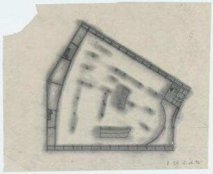 Wettbewerb Shellhaus (nicht realisiert) – Grundriss. Berlin-Charlottenburg, Kurfürstendamm 32