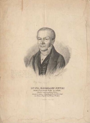 Porträt Dr. Fr. Erdmann Petri
