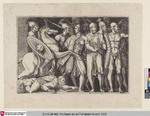 [Trajan combattant contre les Daces; Trajan Fighting the Dacians; Trajan im Kampf gegen die Dacier]