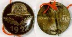 Eintrittsabzeichen 1922, Stahlhelm, Bund der Frontsoldaten