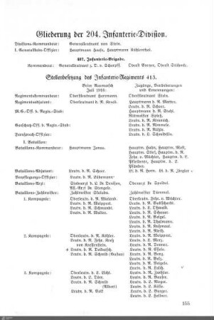 Gliederung der 204. Infanterie-Division.