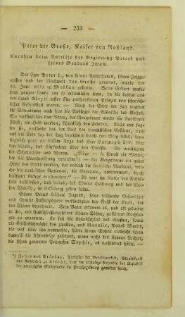 Peter der Große, Kaiser von Rußland
