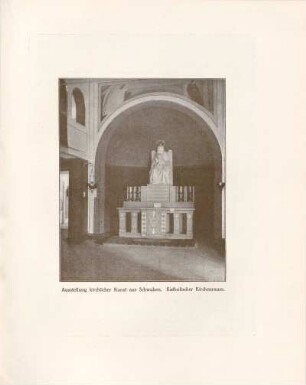 Ausstellung kirchlicher Kunst aus Schwaben. Katholischer Kirchenraum