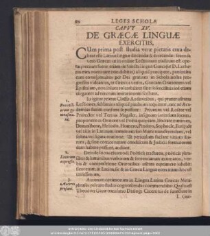 Caput XV. De Graecae Linguae Exercitiis.