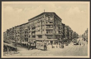 Ansichtskarte „Urbanstr. und Kottbusser Damm“