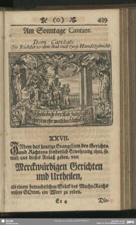 XXVIII. Gerichte und Urtheile