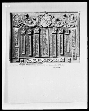 Füllbrett Relief Ornament