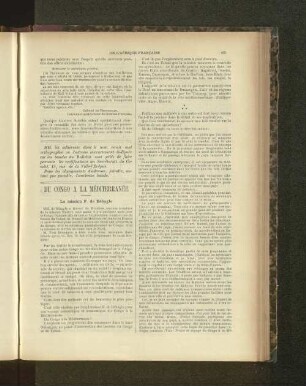 Du Congo A La Méditerranée.
