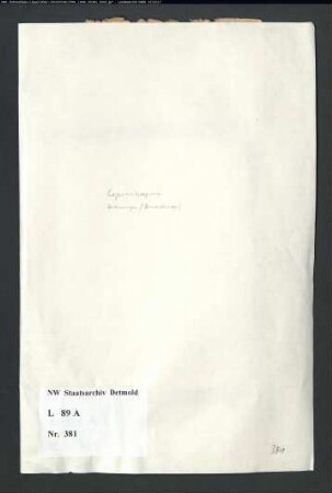 Rechnungen (Bruchstücke)