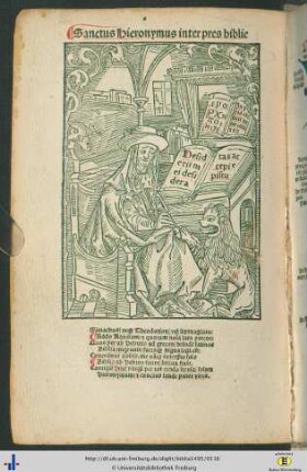 Sanctus Hieronymus interpres biblie