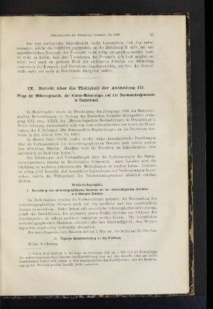 II. Tägliche Berichterstattung an das Publikum.