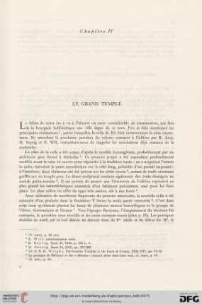 Chapitre IV: Le grand temple