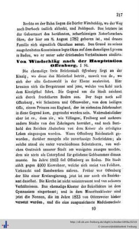 Nach Offenburg,Niederschopfheim, Friesenheim, Dinglingen nach Kippenheim