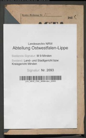 Erblasser: Vossmeier, Justine, geb. Brauns: