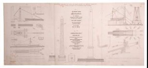 Grafik "Details des Obelisken von Luxor und seines antiken und modernen Piedestal"