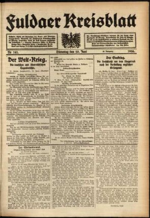 Ausgabe vom Dienstag, den 20. Juni 1916.