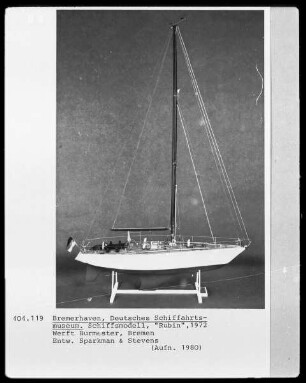 "Rubin", 1972, Werft Burmester, Bremen, Entwurf Sparkman and Stevens
