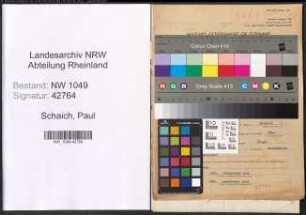 Entnazifizierung Paul Schaich , geb. 04.07.1906 (Betriebsleiter)