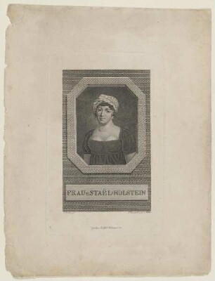 Bildnis der Anne Luise Germaine Necker de Staël-Holstein