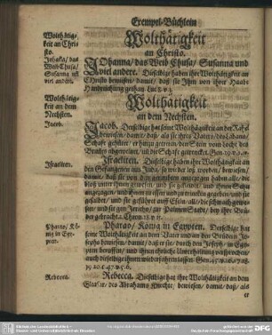 Wolthätigkeit an dem Nechsten