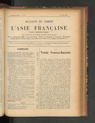 Deuxième Année. Nr. 19. Octobre 1902.