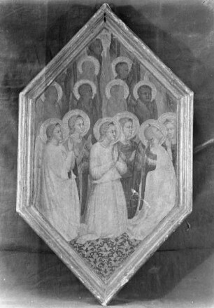 Verehrende Engel und Cherubim