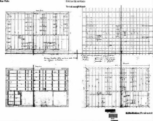 Schopfloch (b Freudenstadt): Empfangsgebäude Verwaltungsgebäude Grundrisse EG,1.OG,DG,Sparrenlage