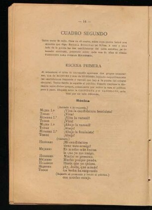 Cuadro segundo - [El Plebiscito]