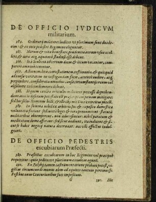De Officio Pedestris excubiarum Praefecti