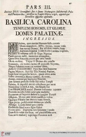 Pars III