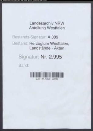 Akten des Hofrats und der Landtagsdeputierten betr. den Landtag 1743
