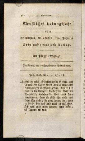402-415, Sechs und zwanzigste Predigt