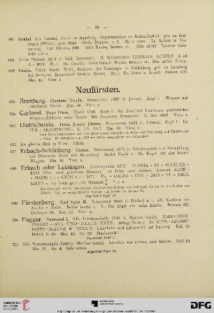 Neufürsten (Nr. 693-765)