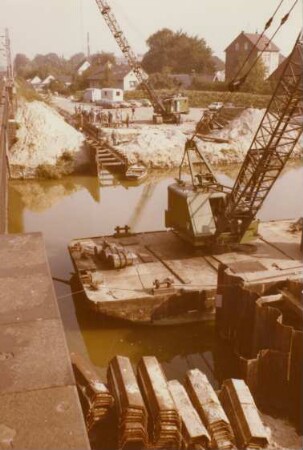 Bau eines Kabeldükers bei Vinnhorst/Mittellandkanal
