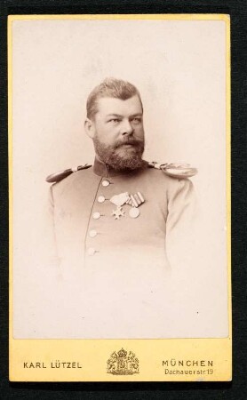 Porträt Richard Westermayer : Foto-/Bildersammlung Stenografische Sammlung. Porträt Richard Westermayer. Photographie. Carte de visite (1890; K. Lützel). Dresden: SLUB P a 0599