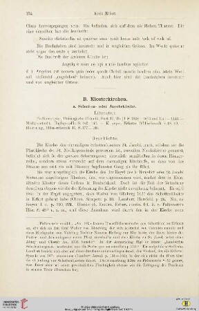 B. Klosterkirchen