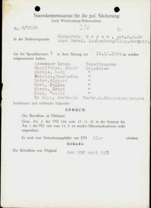 Meyer, Margareta