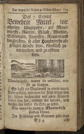 7. Bewehrte Mittel, wie allerley Ungeziefer ... zu vertreiben, und zu tödten seyn