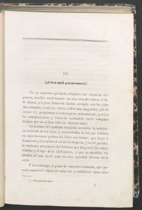 III. - ¡¡¡Cien mil patacones!!!