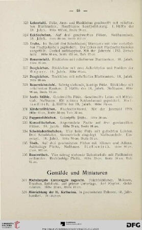 Gemälde und Miniaturen (Nr. 337-345)