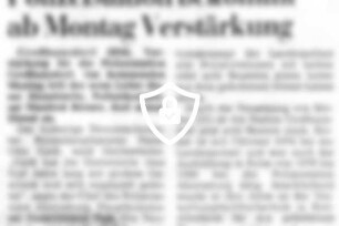 Polizeistation bekommt ab Montag Verstärkung