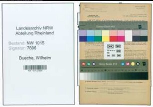 Entnazifizierung Wilhelm Bueche , geb. 10.07.1902 (Ingenieur)