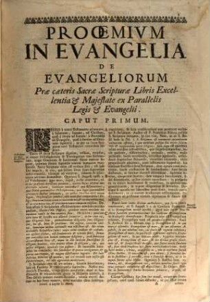 Commentarius In Quatuor Euangelia, 1