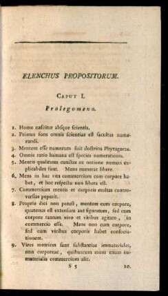 Elenchus Propositorum