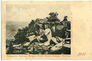 Grand Canyon National Park, Arizona. Prehistoric fortress, Morans Point