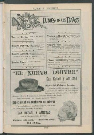 El mes en los teatros.