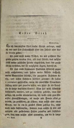 Vertraute Briefe über die innern Verhältnisse am Preußischen Hofe seit dem Tode Friedrichs II.. 6