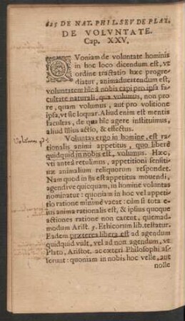 De Voluntate. Cap. XXV.